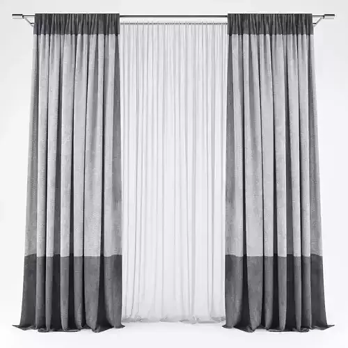 Curtains curtain with stripes