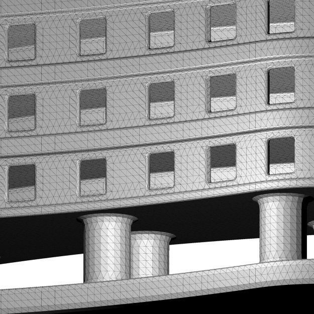 Elegant Multi Storey Building 3D print model_5