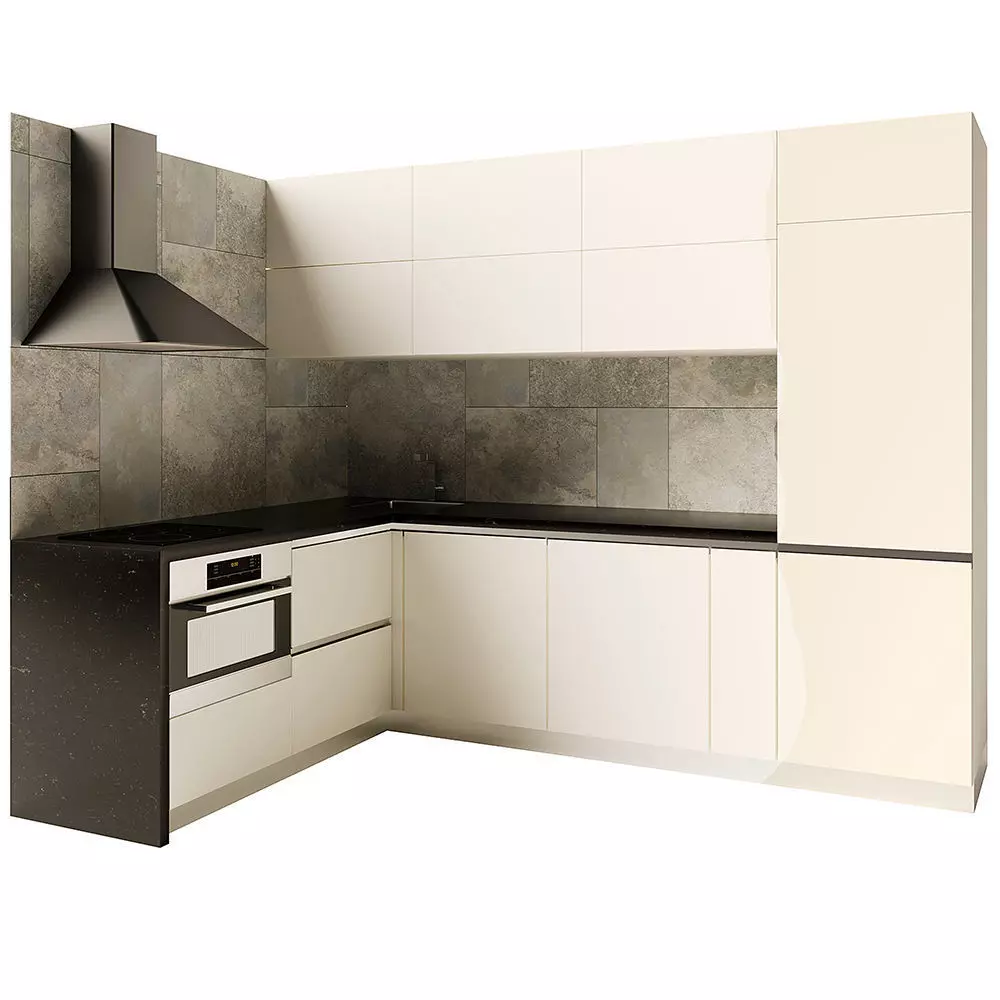 Kitchen ikea cabinets 3D model_0