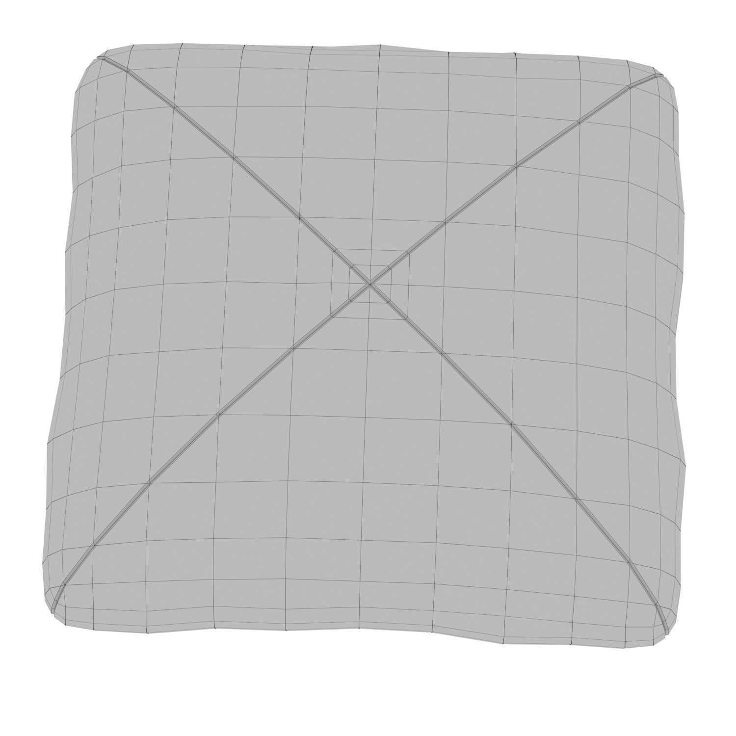 VG Tex Jute Floor Cushoin 3D model_9