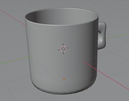 Coffee cup Free low-poly 3D model_2