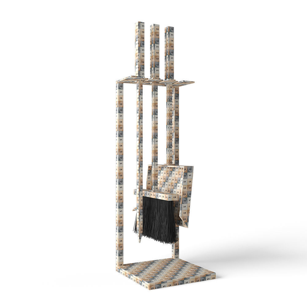 Fireplace Tools 3D model_6