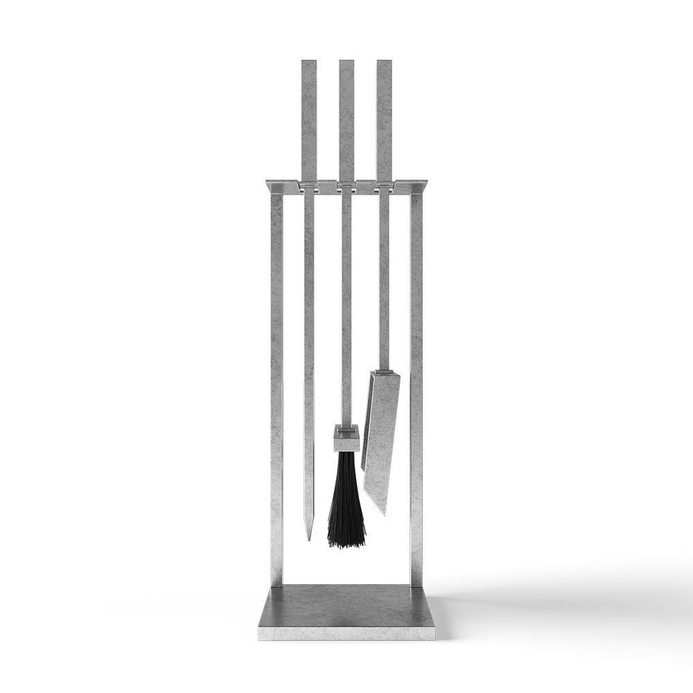 Fireplace Tools 3D model_1