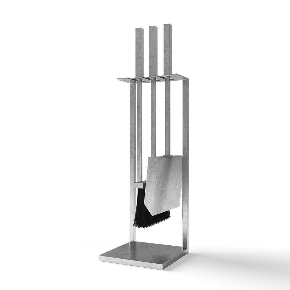 Fireplace Tools 3D model_2