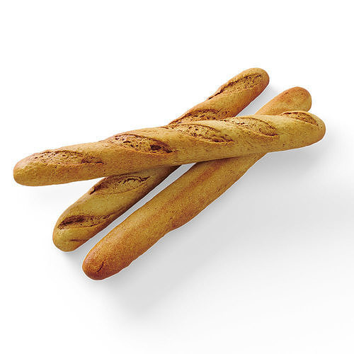 French Bread 3D model 4