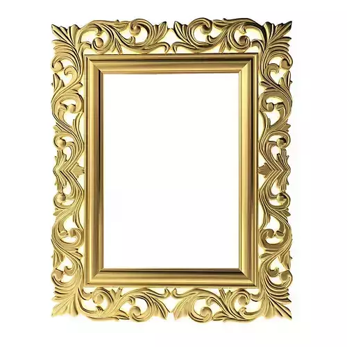 Mirror ornate gold frame