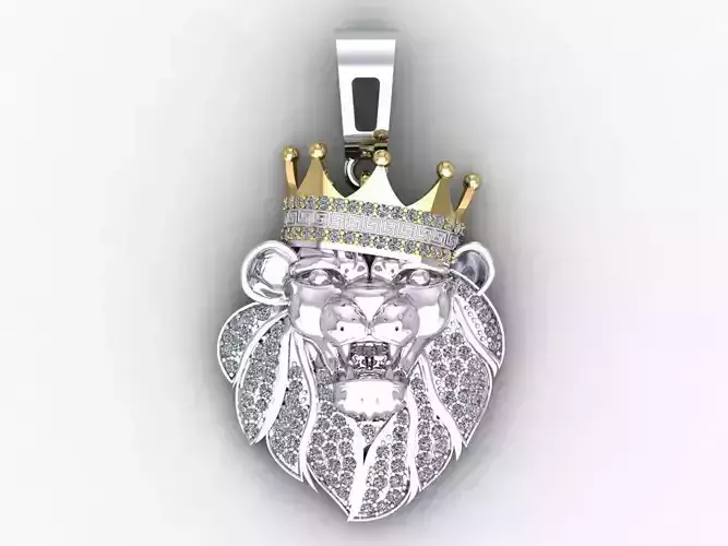 Lion Pendants Gold