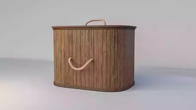 cabinet wooden box with handle