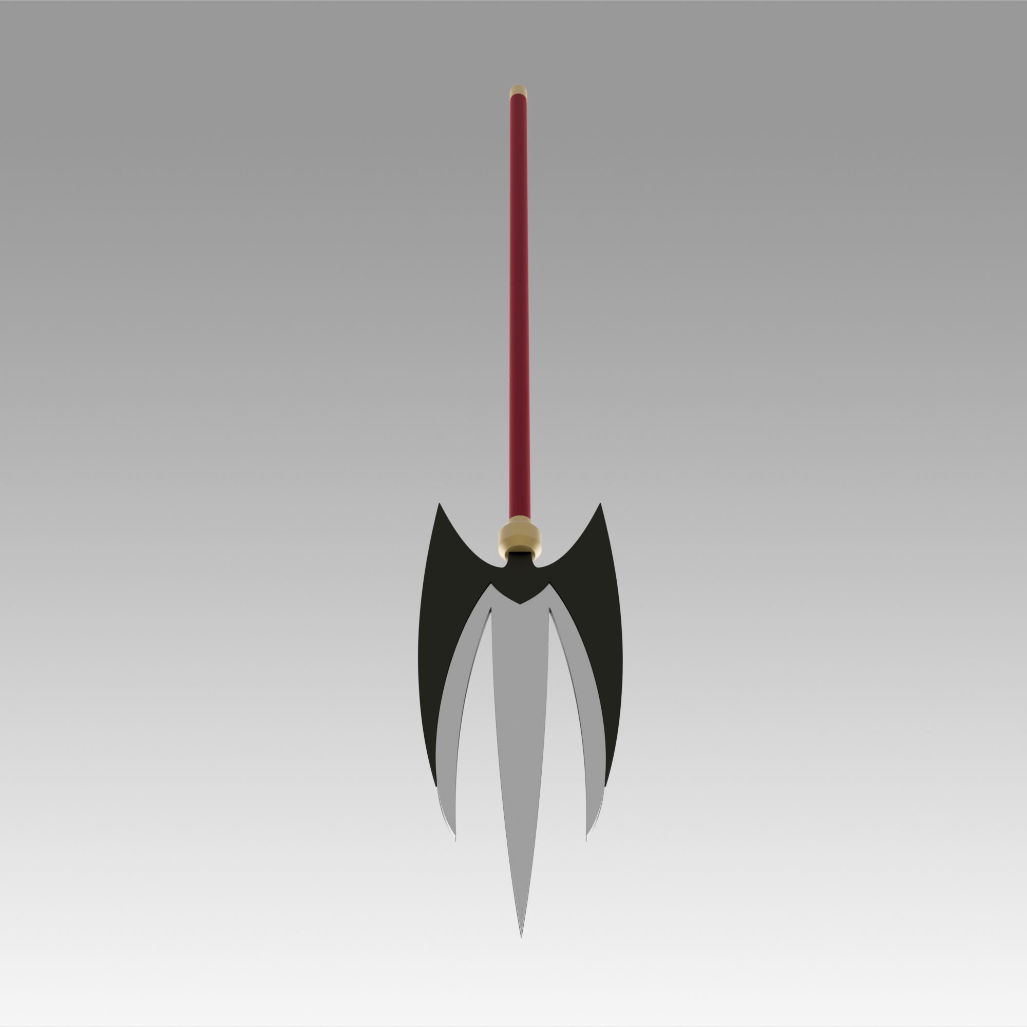 One Piece Charlotte Katakuri Spear Cosplay Weapon Prop 3D print model_5