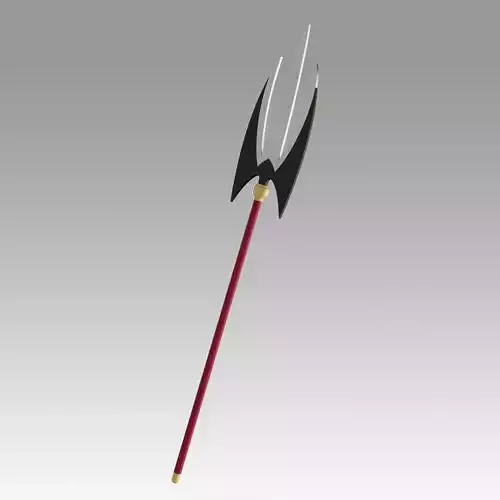 One Piece Charlotte Katakuri Spear Cosplay Weapon Prop 3D print model One Piece Charlotte Katakuri Spear Cosplay Weapon Prop 3D print model