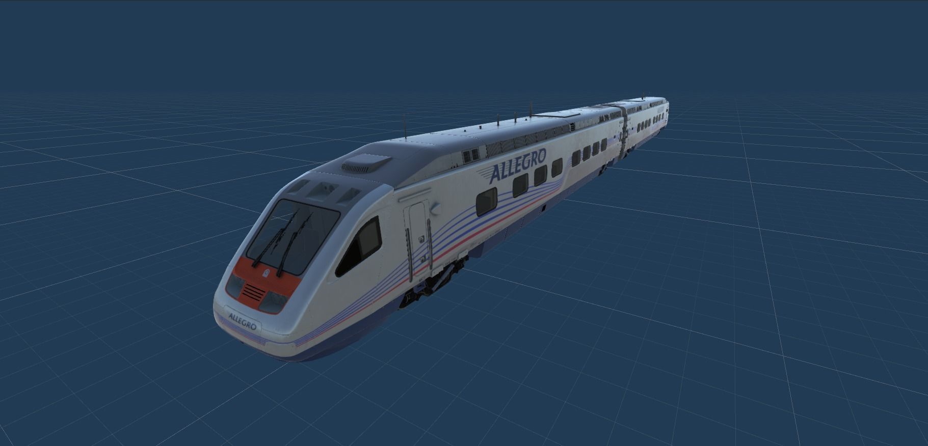 3D model Karelian Trains Class Sm6 Allegro VR / AR / lowpoly CGTrader