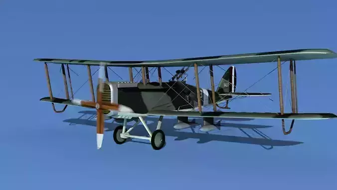 Airco DH-4 V05 Bomber USASC 3D model