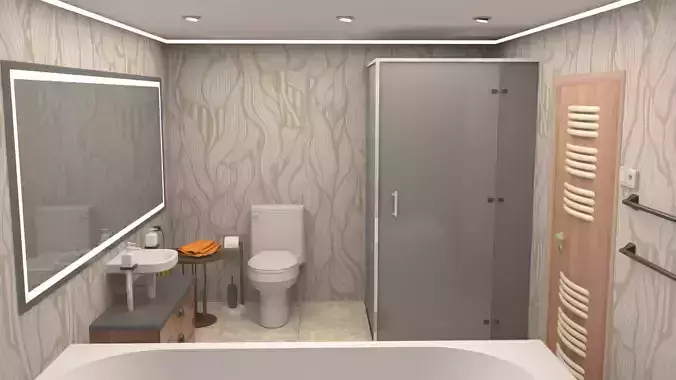 Modern Shower Bathroom