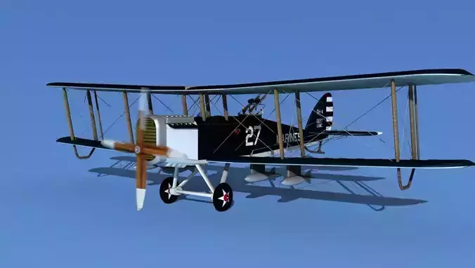 Airco DH-4 Bomber US Marines 3D model