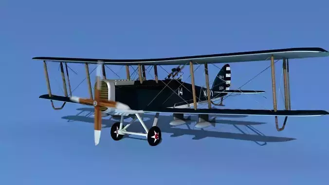 Airco DH-4 Bomber US Navy 3D model