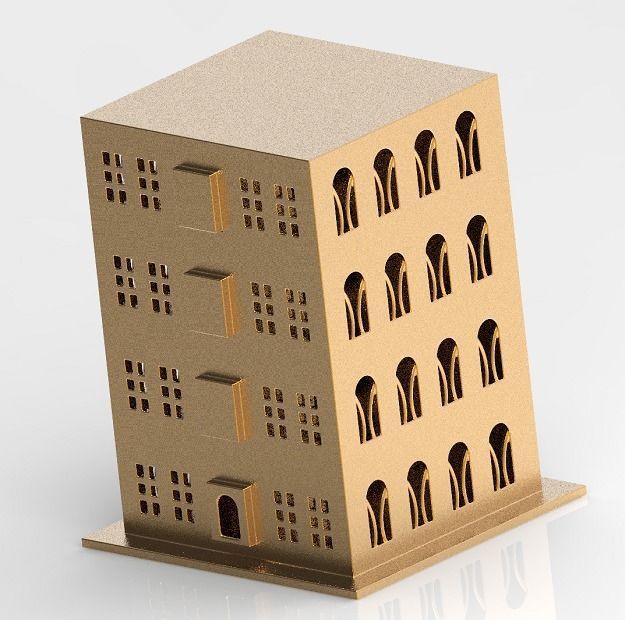 Superior Multi Storey Building 3D model_1