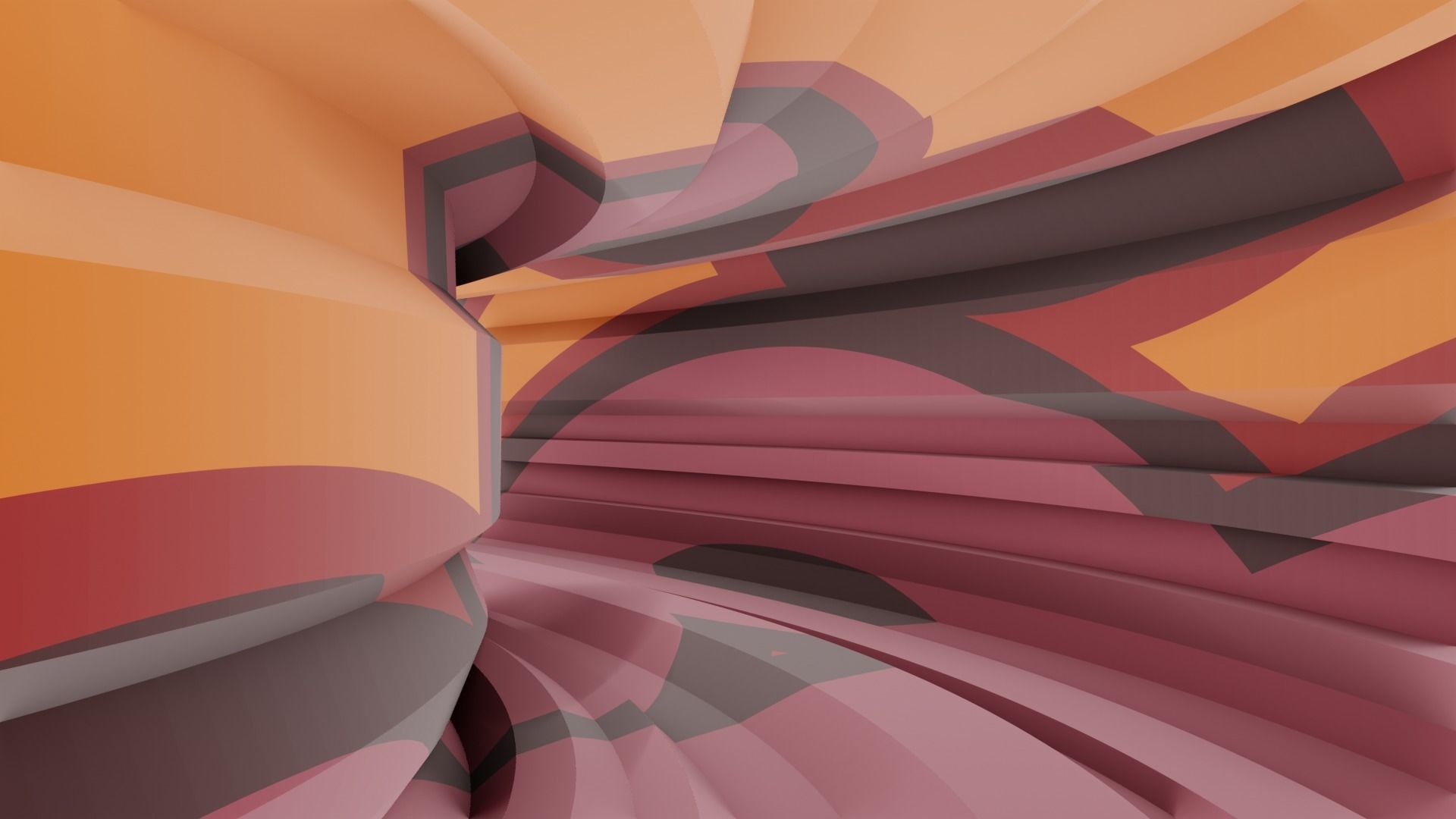 Mesmerising tunnel 3D model_8