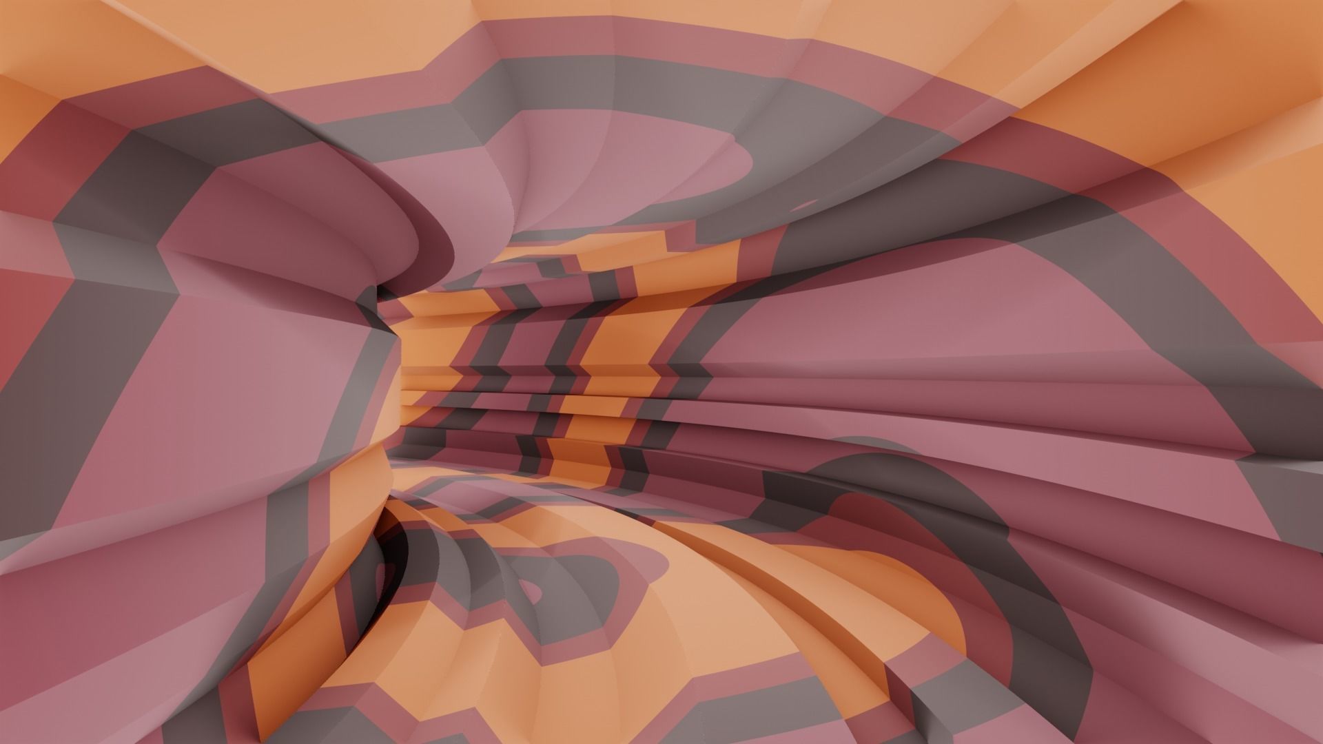 Mesmerising tunnel 3D model_10