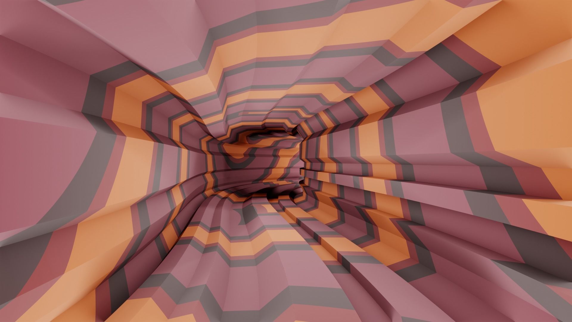 Mesmerising tunnel 3D model_9