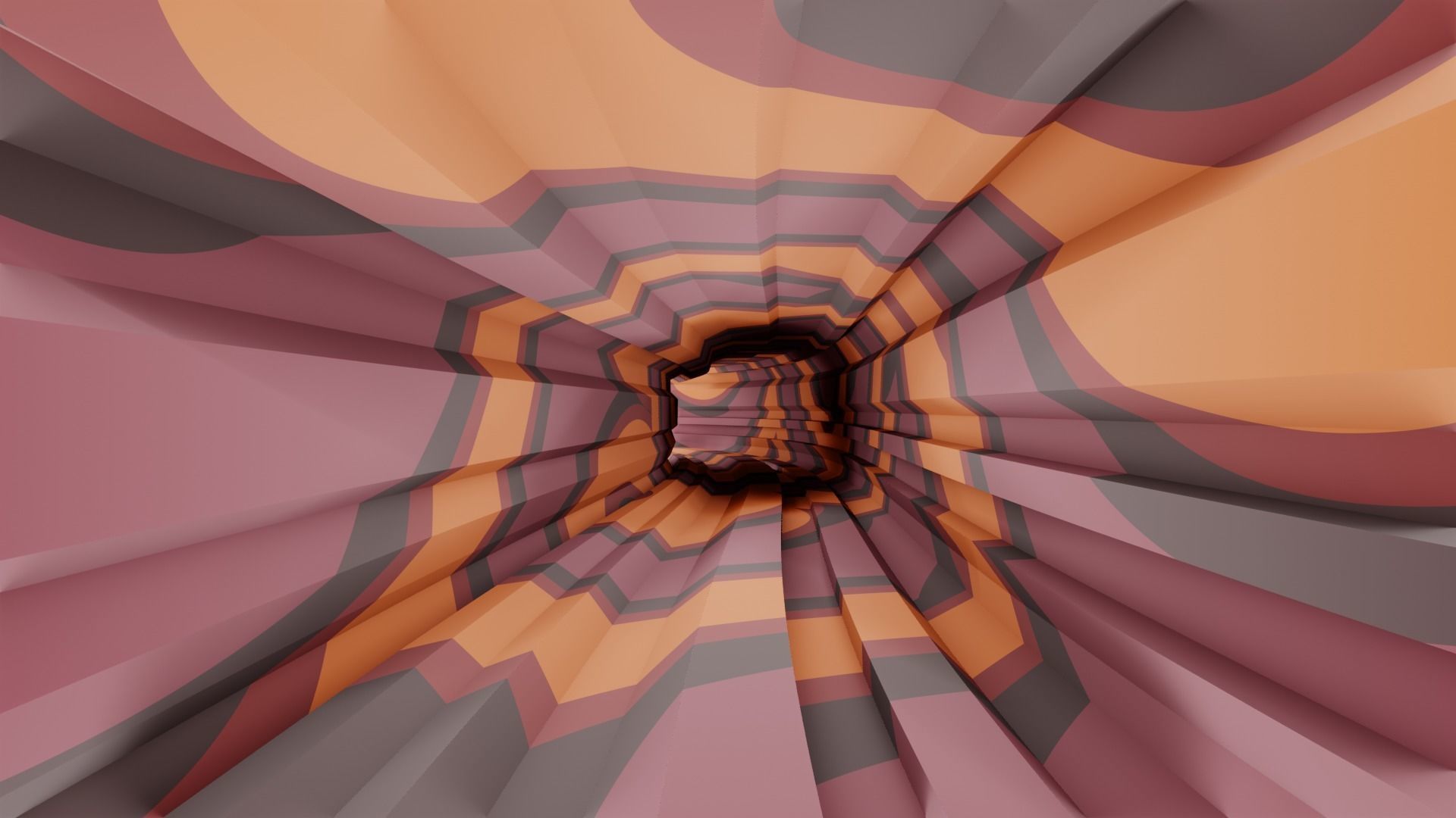 Mesmerising tunnel 3D model_6