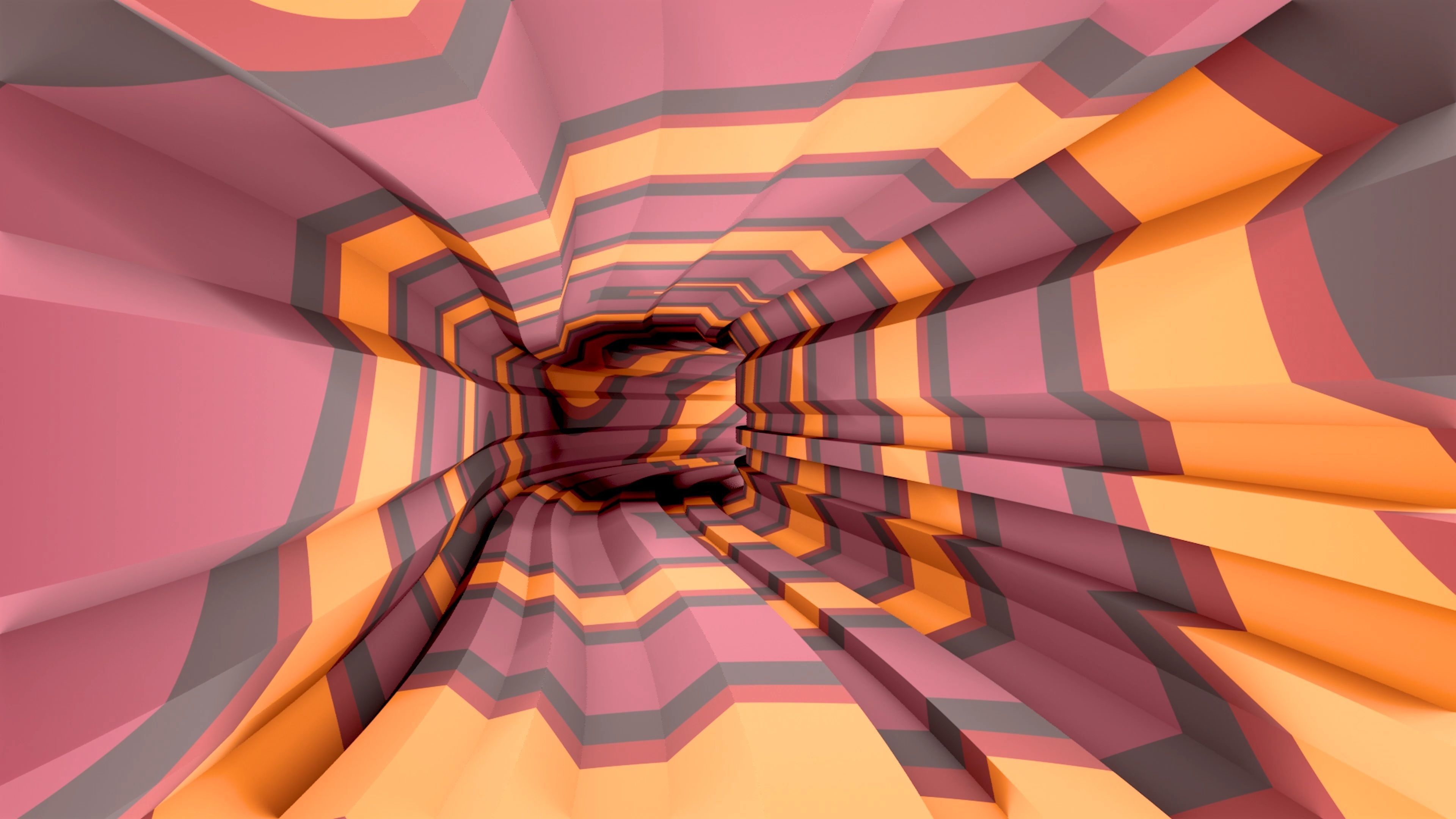 Mesmerising tunnel 3D model_3