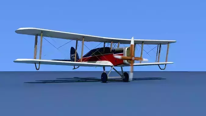 Airco DH-4 London Air Transport 3D model