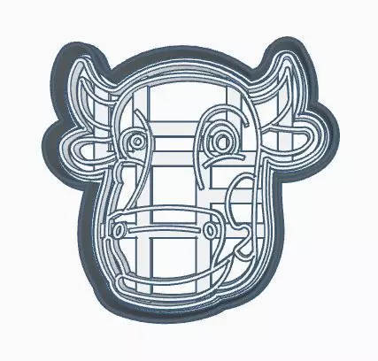 Farm characters Cookie Cutter Set 3D print model