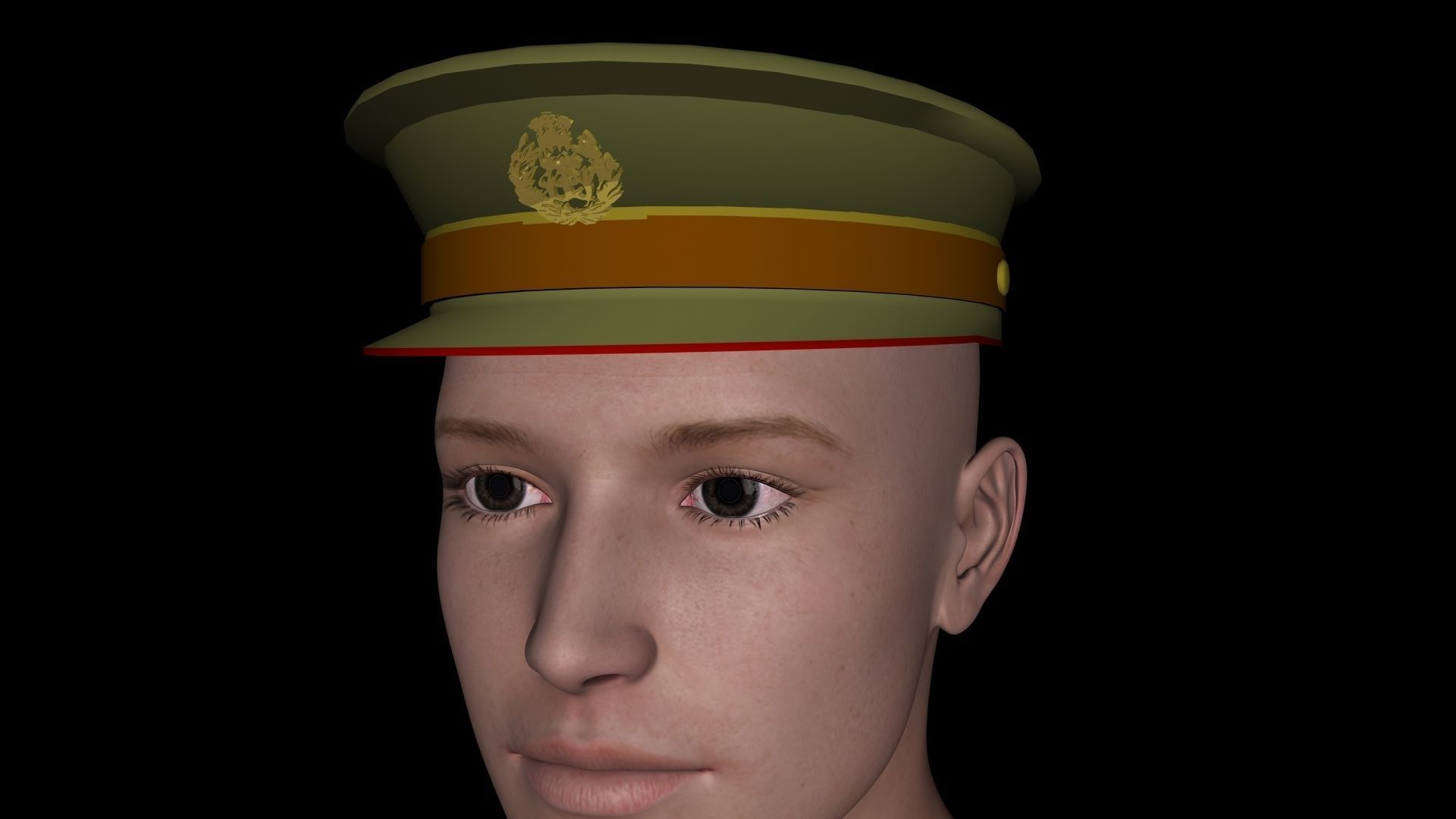 MILITARY CAP  3D model