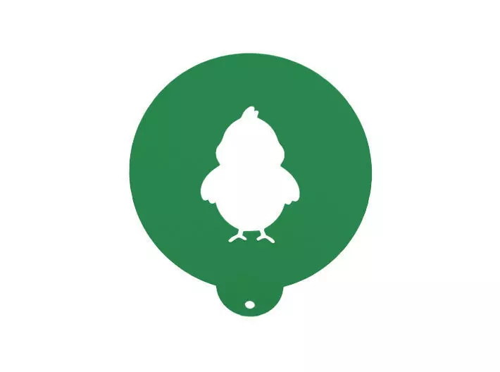 Coffee stencil 3D print model_0