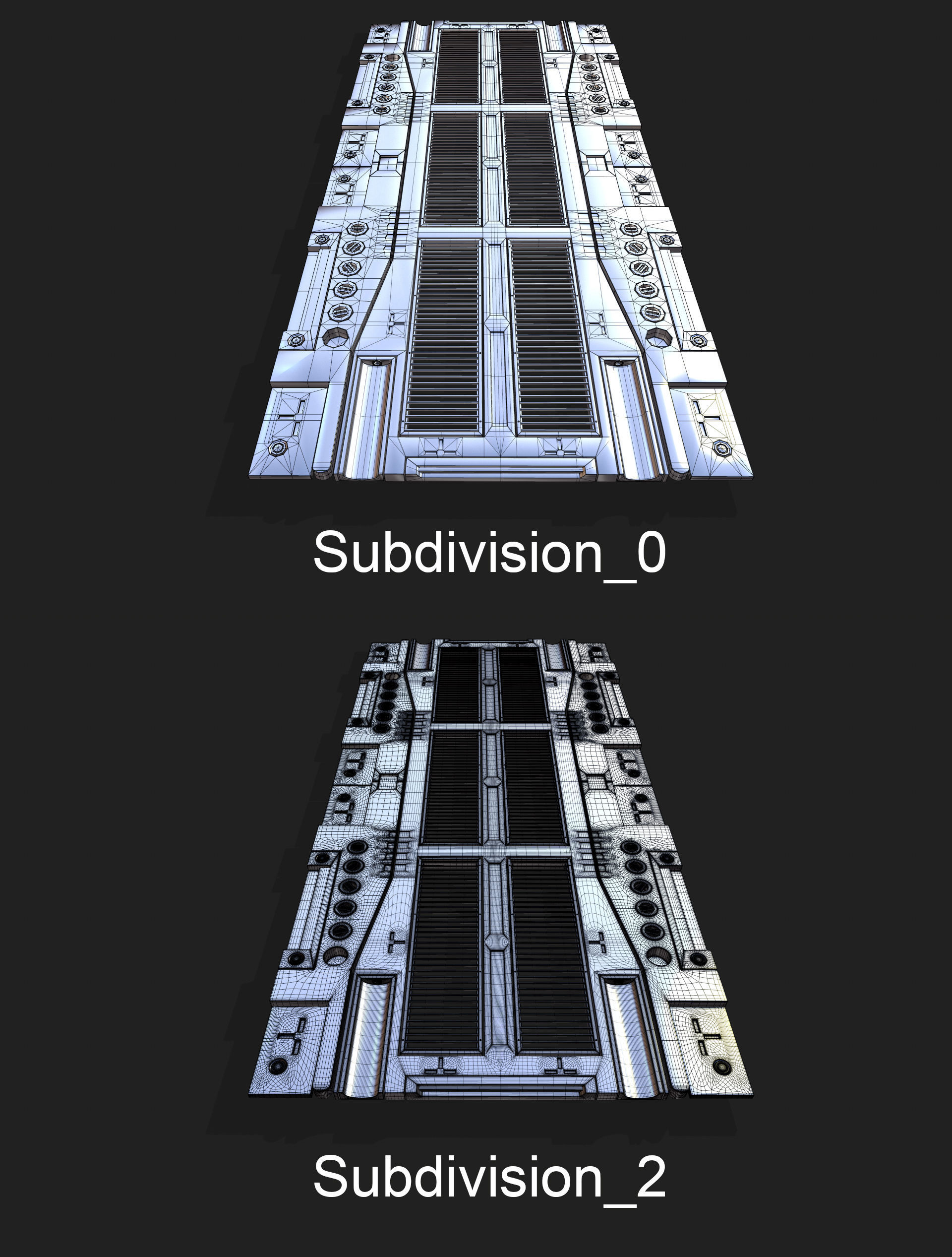 Sci-Fi Tile 3D model_5