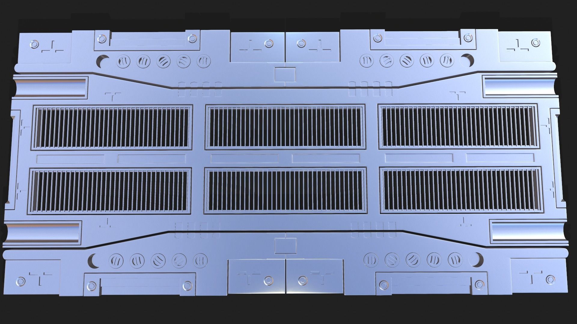 Sci-Fi Tile 3D model_3