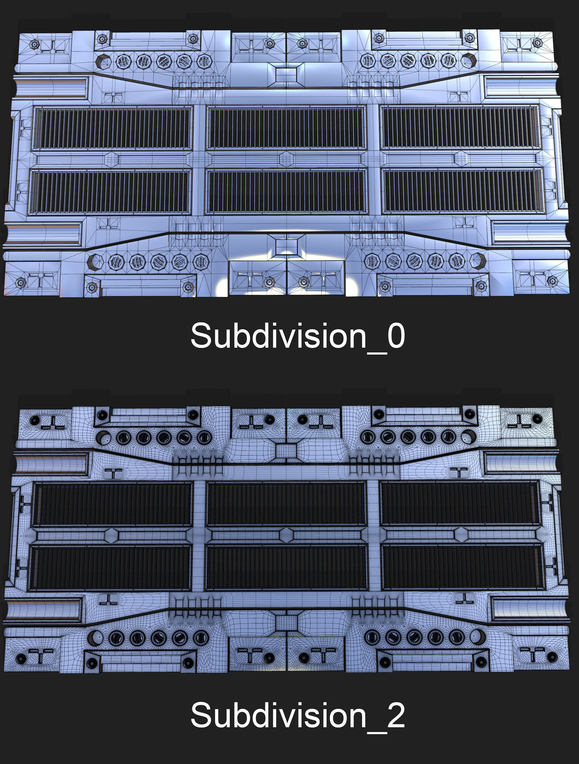 Sci-Fi Tile 3D model_6