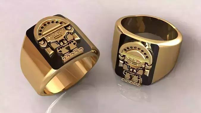 Tumi Inca Ring 3D print model