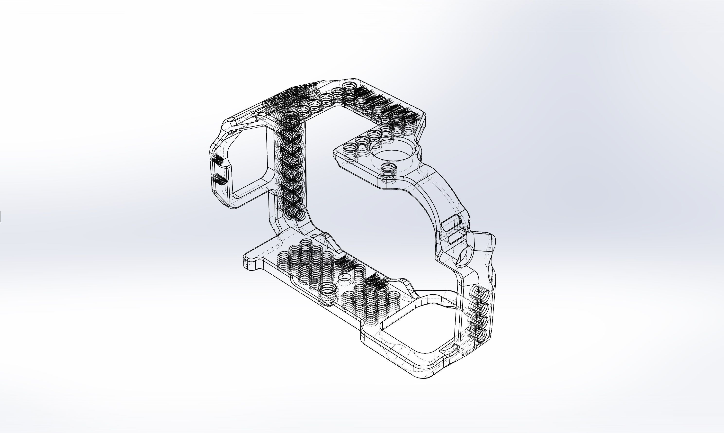 Cage for Camera Sony A7SII CAD CNC 3D print model 3D print model_17