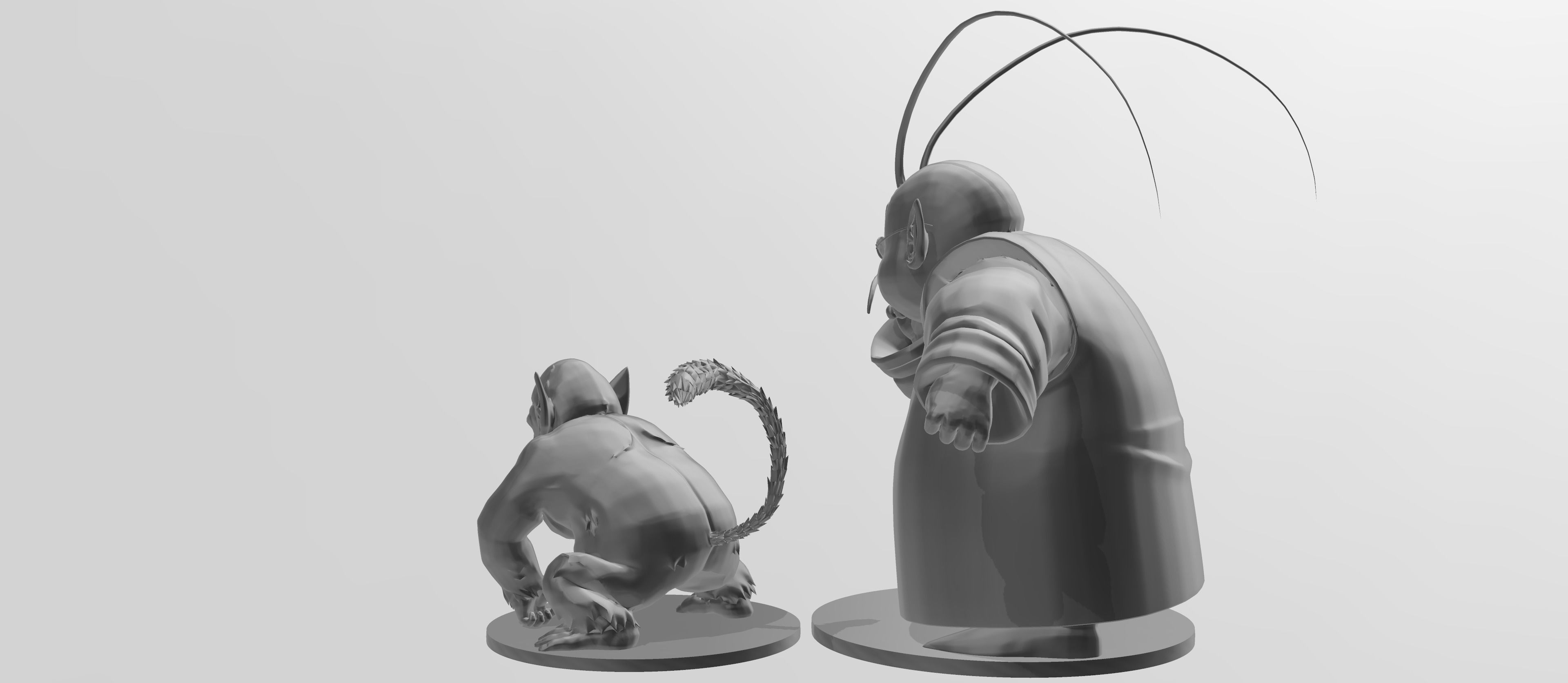 King Kai and Buubles 3D print model_2