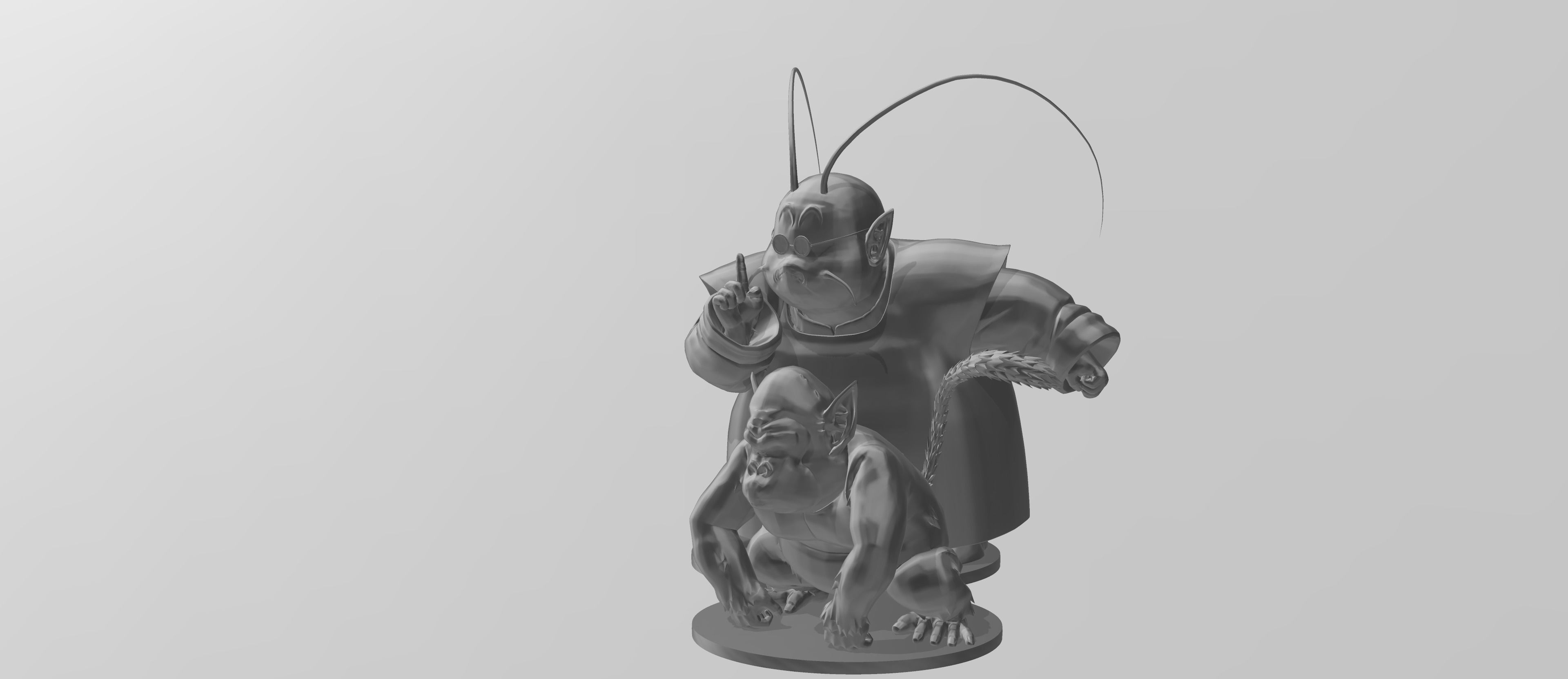 King Kai and Buubles 3D print model_1