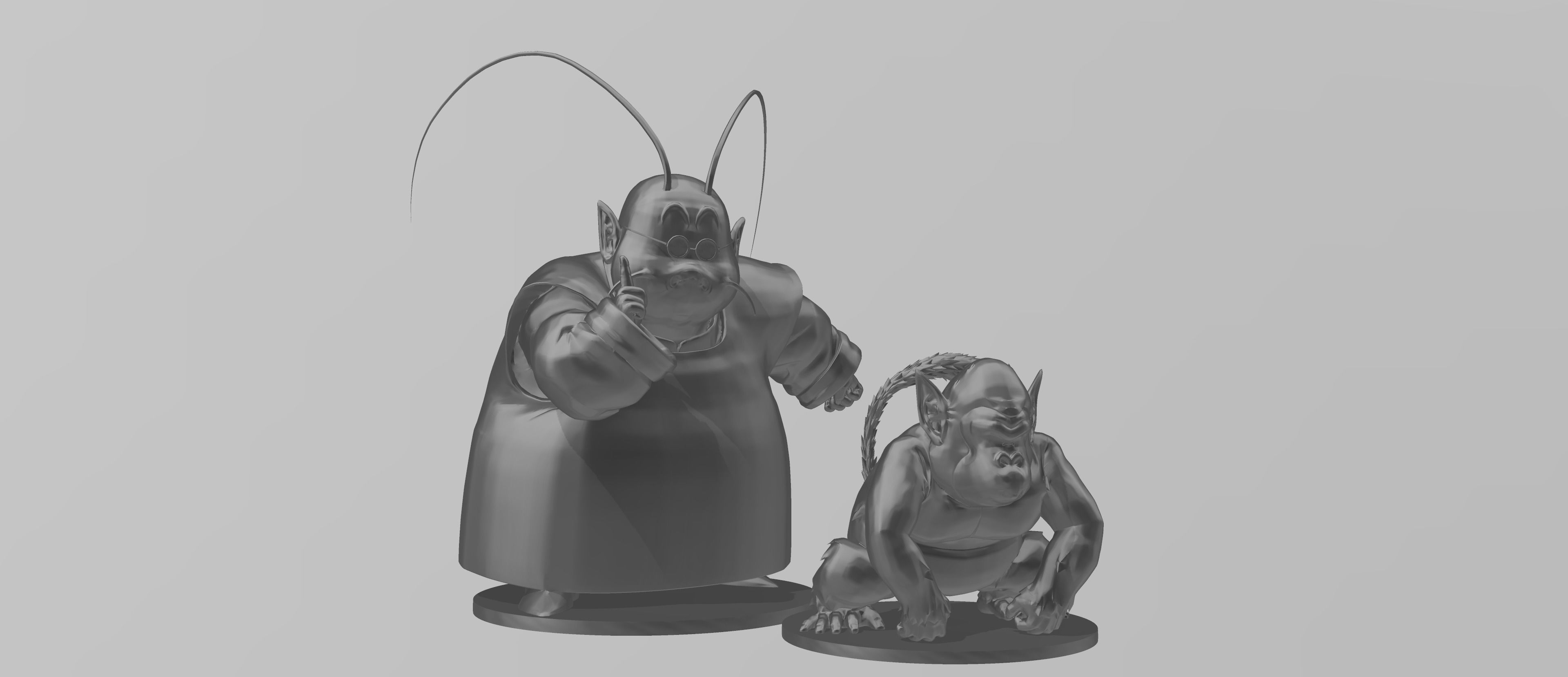 King Kai and Buubles 3D print model_5