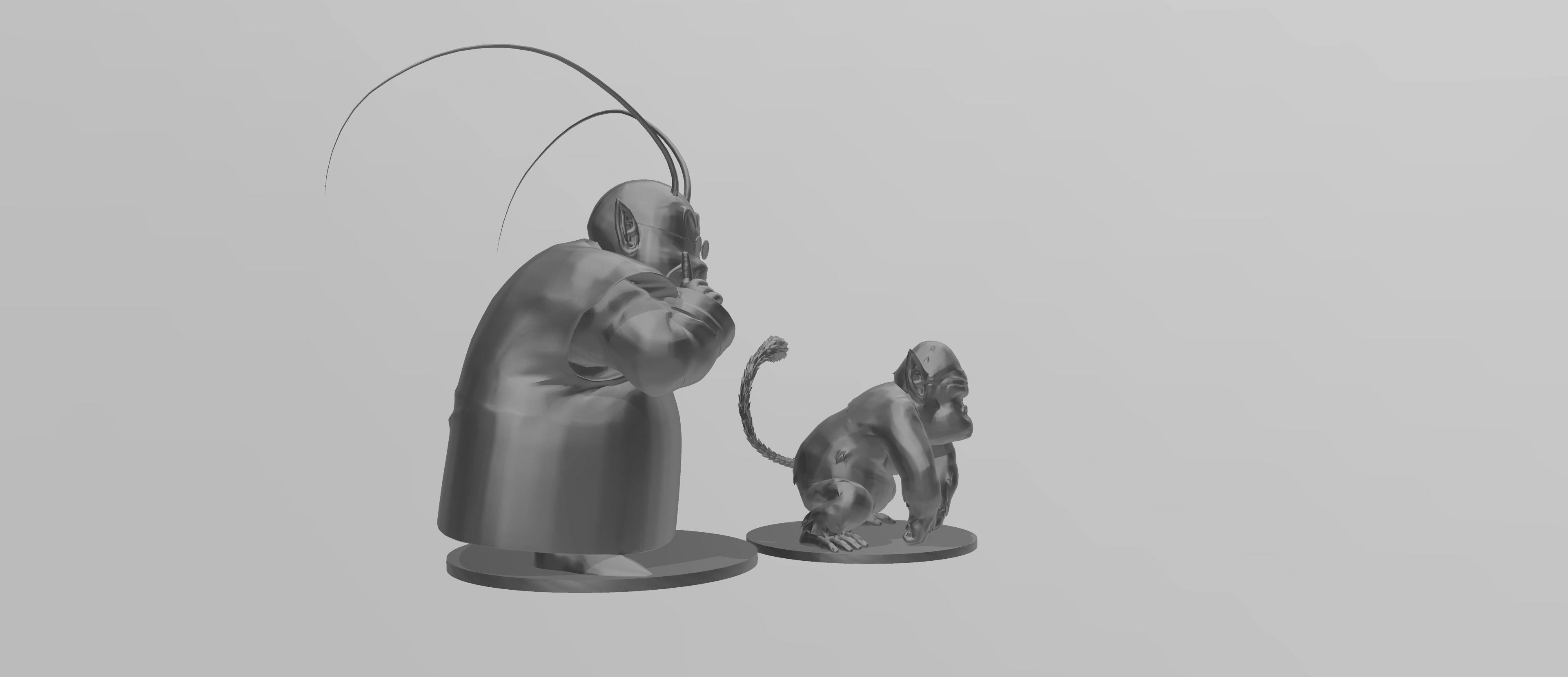 King Kai and Buubles 3D print model_4