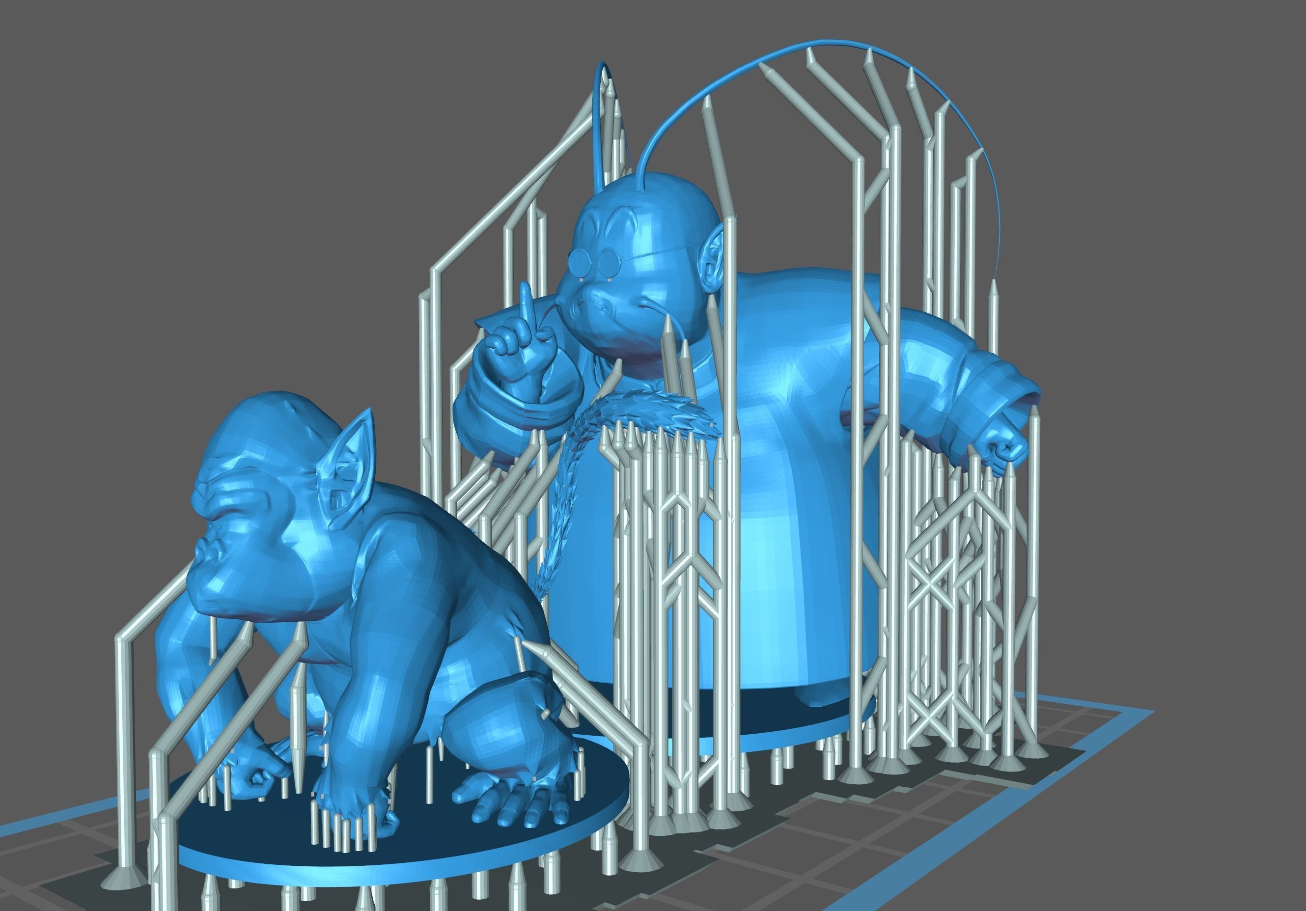 King Kai and Buubles 3D print model_6