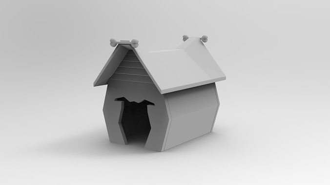 Dog House 3D Print 3D print model