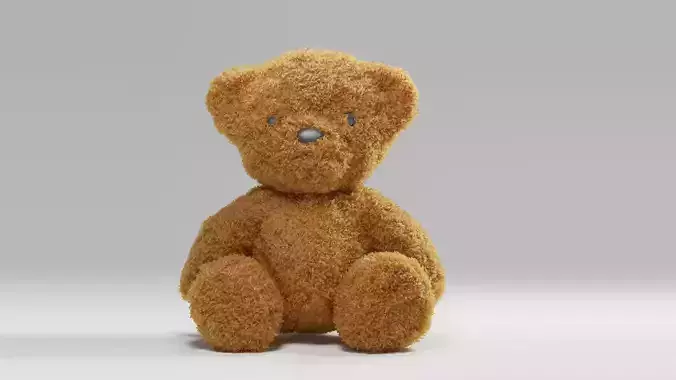 well modeled and uv unwrapped teddy bear Low-poly 3D model