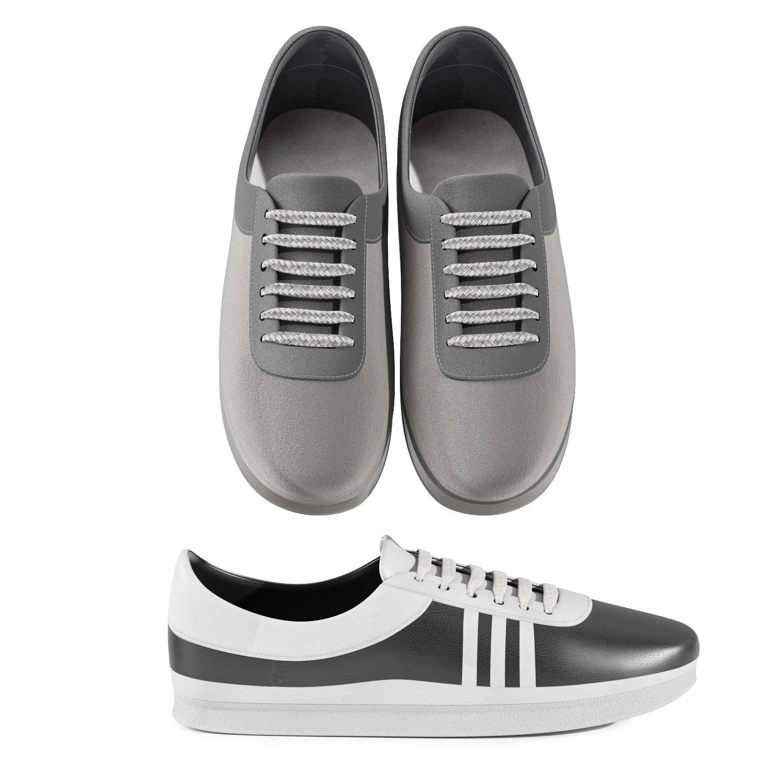 Wardrobe with clothes 3D model_12