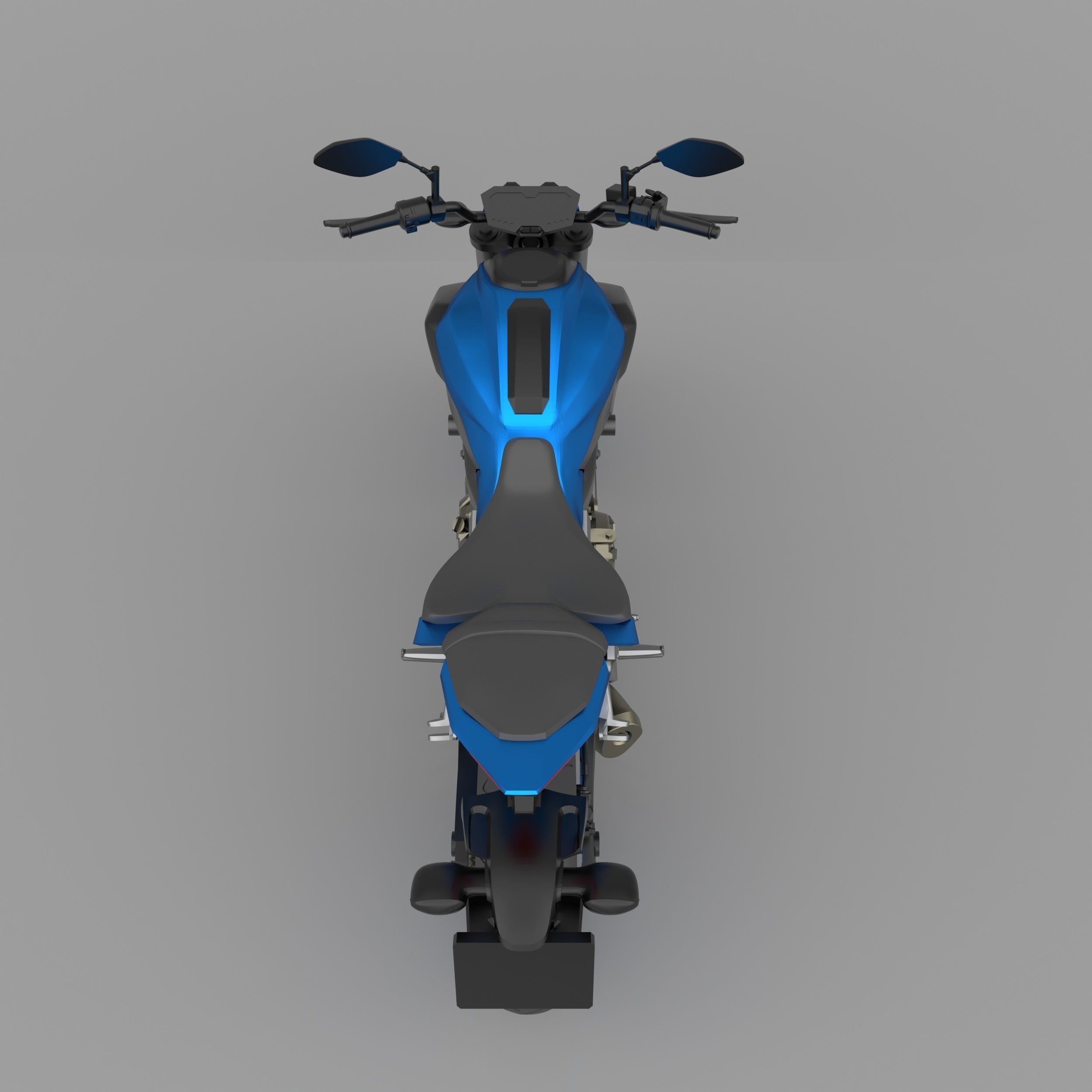 Yamaha MT-07  FZ-07 Street Motorcycle Ready to Print STL File 3D print model_6
