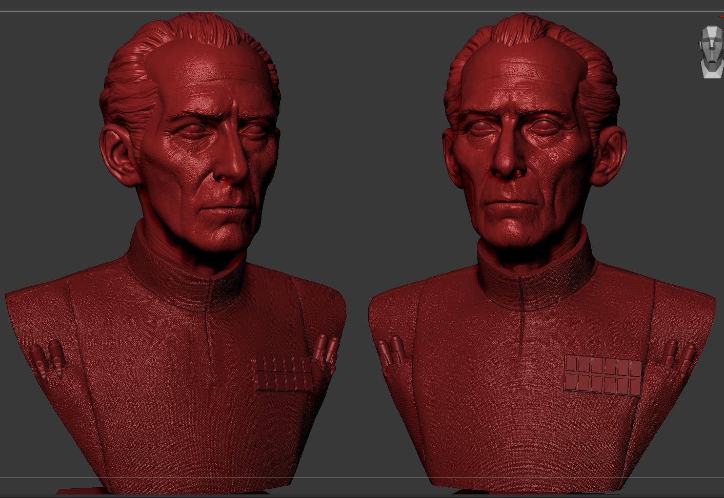 Grand Moff Tarkin 3D print model_3