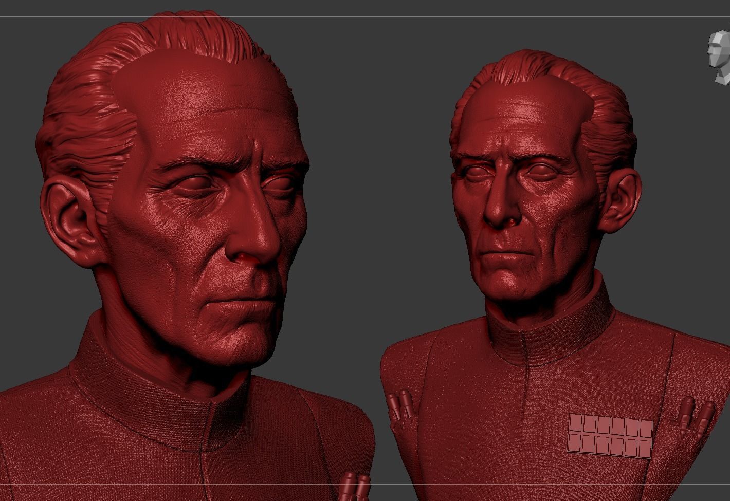Grand Moff Tarkin 3D print model_9