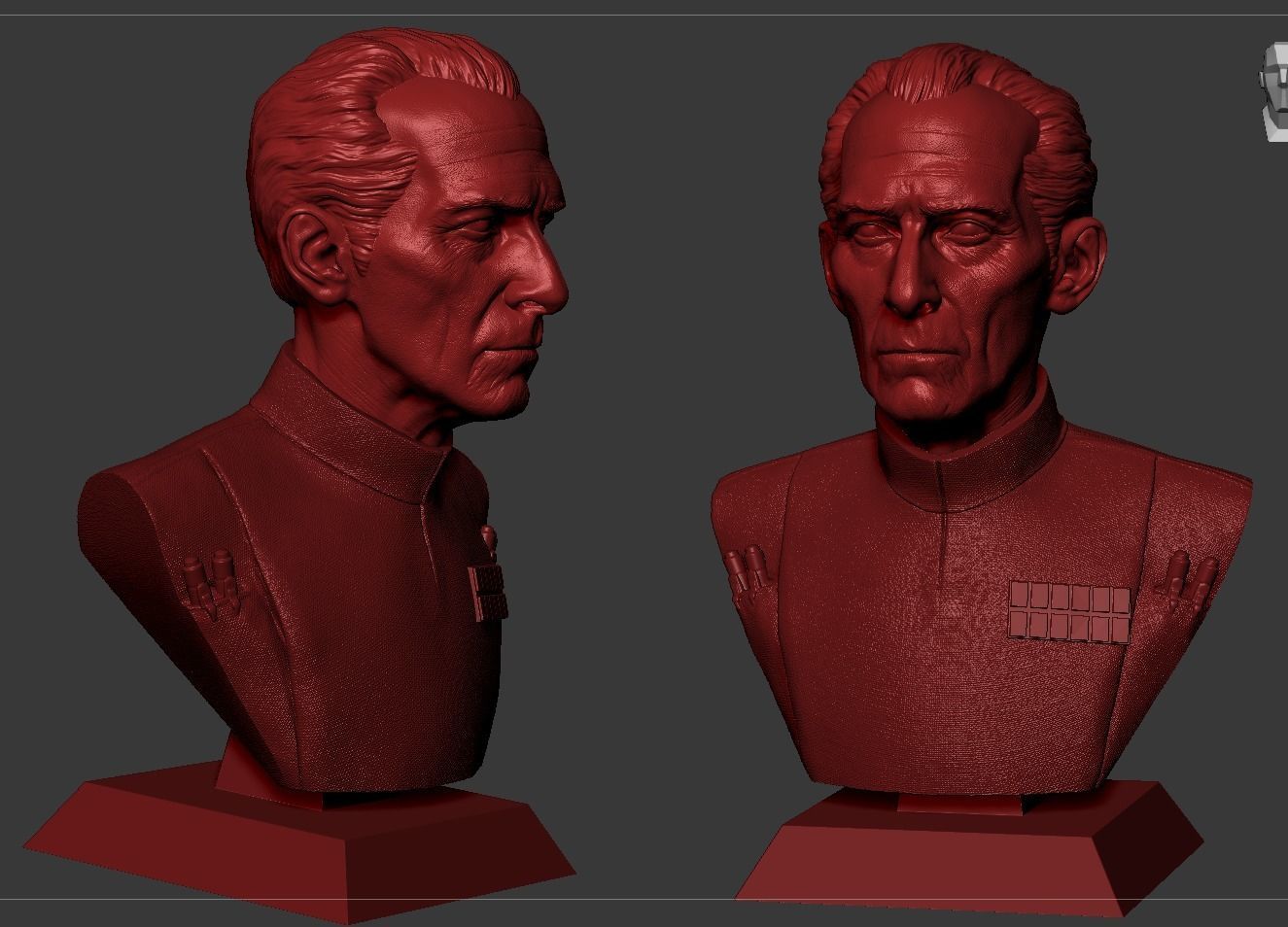 Grand Moff Tarkin 3D print model_12