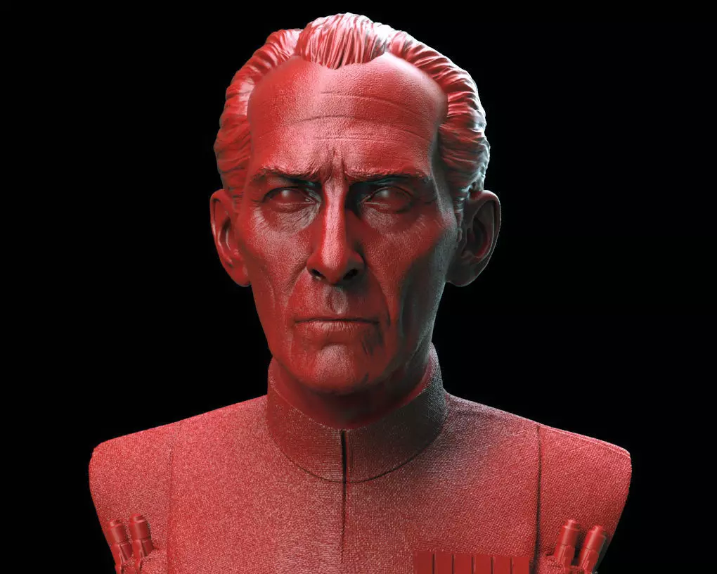 Grand Moff Tarkin 3D print model_0