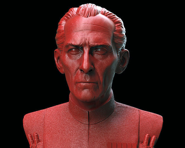 Grand Moff Tarkin 3D print model