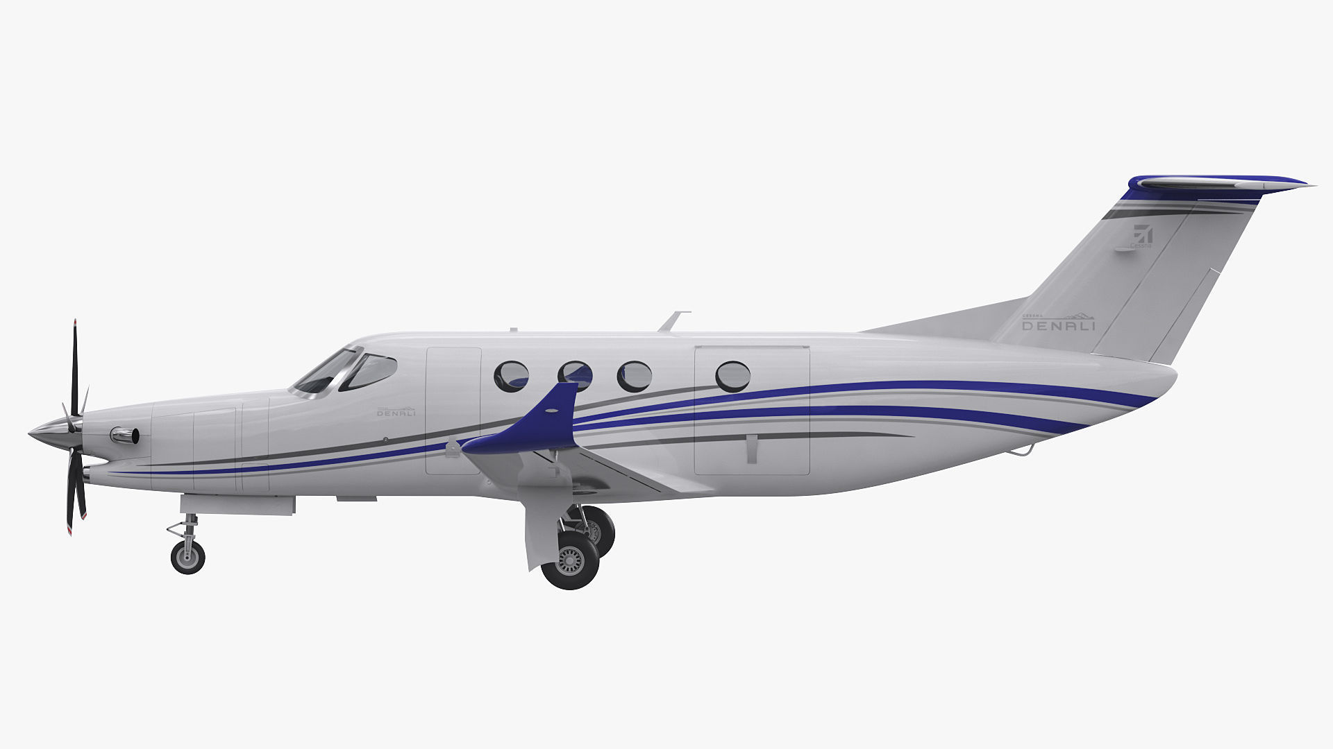 Beechcraft Denali 3D model_3