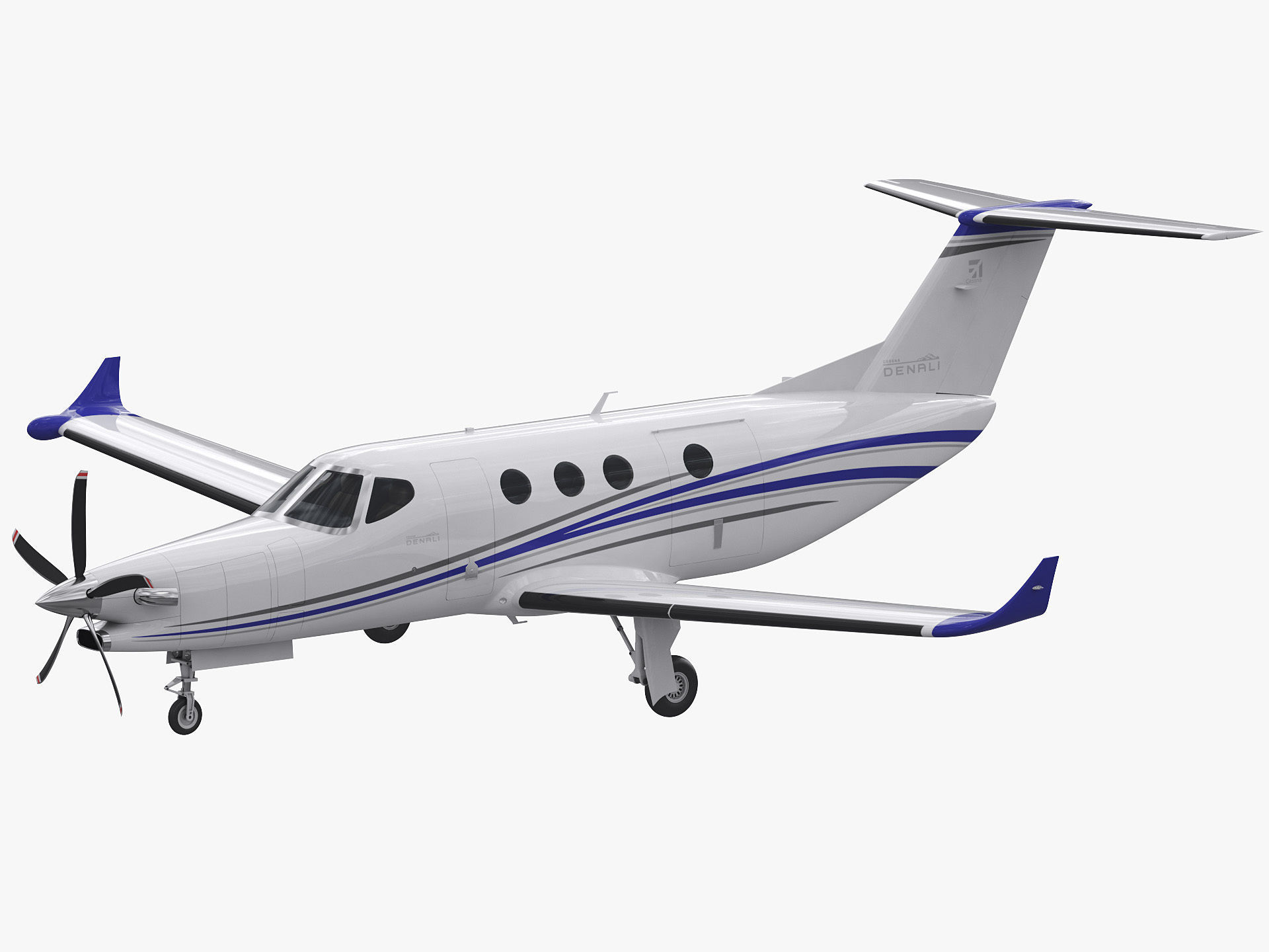 Beechcraft Denali 3D model_1